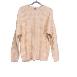 Tony Lambert Vintage Textured Crewneck Sweater Size Large